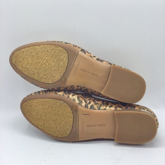 Alex Marie Barson Leopard Print Slip On Loafers - Picture 8 of 9